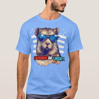 4 juli Amerika Capybara 1 T-shirt