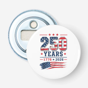 4 juli Amerika VS Vlag Patriottisch 250e Verjaarda Button Flesopener
