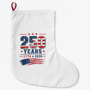 4 juli Amerika VS Vlag Patriottisch 250e Verjaarda Grote Kerstsok