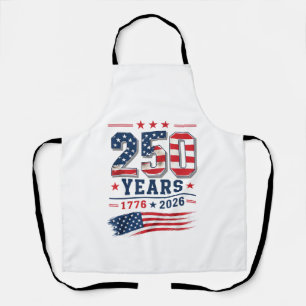 4 juli Amerika VS Vlag Patriottisch 250e Verjaarda Schort