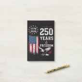 4 juli Amerika VS Vlag Patriottisch Post-it® Notes (Op bureau)