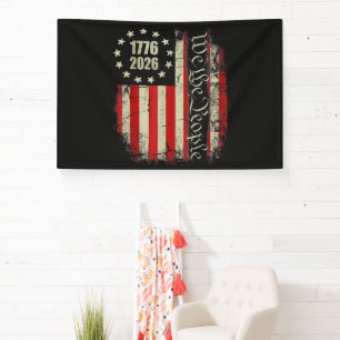 4 juli Amerika VS Vlag Patriottisch Spandoek
