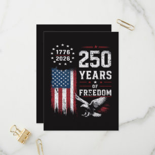 4 juli Amerika VS Vlag Patriottisch Uitnodiging Briefkaart