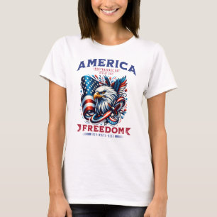 4 juli Amerikaanse Adelaar Sublimatie-61901 T-shirt