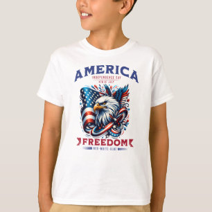 4 juli Amerikaanse Adelaar Sublimatie-61901 T-shirt