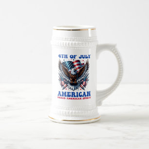 4 juli Amerikaanse Adelaar Sublimatie-61902 Bierpul