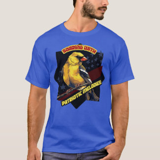 4 juli Amerikaanse goudvink T-shirt