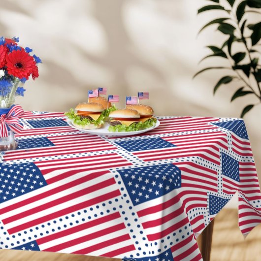 4 juli Amerikaanse Onafhankelijkheidsdag picknick Tafelkleed