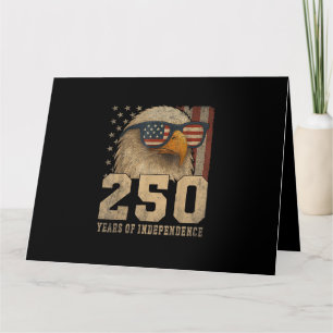 4 juli Amerikaanse vlag adelaar vintage 250 jaar 1 Kaart