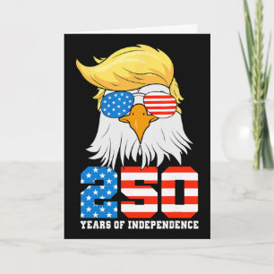 4 juli Amerikaanse vlag adelaar vintage 250 jaar 1 Kaart