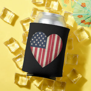 4 juli Amerikaanse vlag patriottische USA ster str Blikjeskoeler