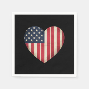 4 juli Amerikaanse vlag patriottische USA ster str Servet