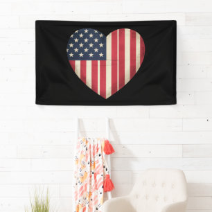 4 juli Amerikaanse vlag patriottische VS ster stre Spandoek