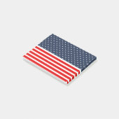 4 juli amerikaanse vlag post-it® notes (Schuin)