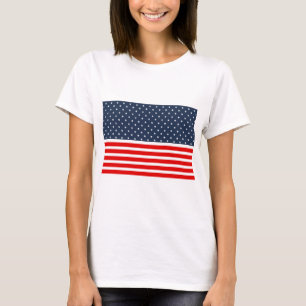 4 juli amerikaanse vlag t-shirt