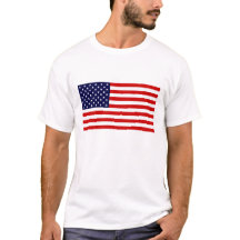 4 juli Amerikaanse vlag T-shirt