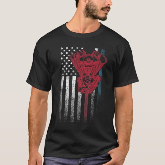 4 juli Amerikaanse vlag Verenigde Staten Ameri T-shirt (Voorkant)