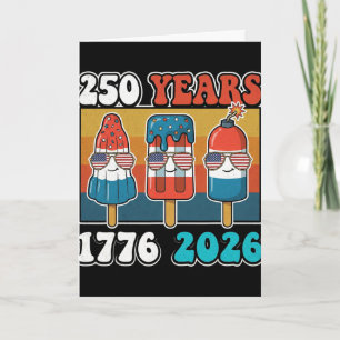 4 juli Amerikaanse vlag vintage 250 jaar 1776 2 Kaart