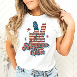 4 juli Amerikaanse  vrede met het Amerikaanse volk T-shirt