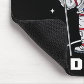 4 juli Astronaut VS Amerikaanse vlag Fun Patrio Muismat (Hoek)