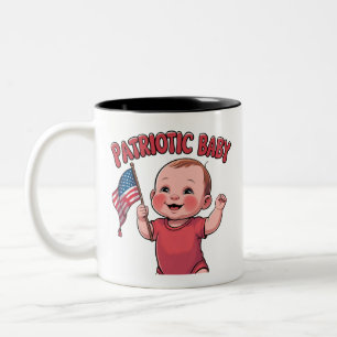 4 juli Baby Mok - Patriotische Baby Slurpbeker