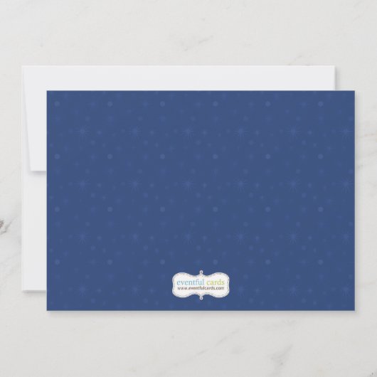 4 juli Baby shower Uitnodiging (Achterkant)