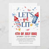 4 juli Backyard BBQ Kaart (Voorkant / Achterkant)