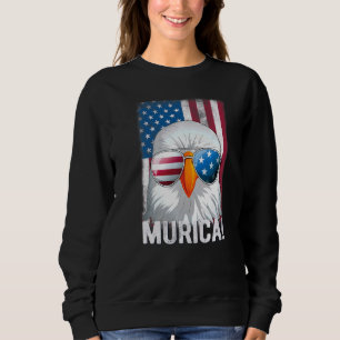 4 juli Bald Eagle Murica Man Amerikaans Trui