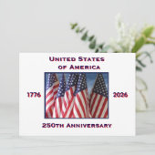 4 juli Barbeque, Verenigde Staten 250ste Jubileum, Kaart (Staand voorkant)