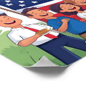 4 juli BBQ Celebration Poster Download (Hoek)