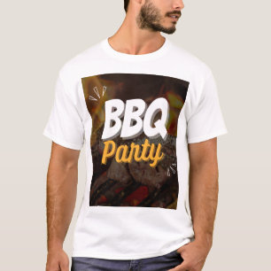 4 juli BBQ-feest T-shirt Onafhankelijkheidsdag