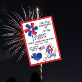 4 juli BBQ Kom deelnemen aan uitnodiging van Ameri