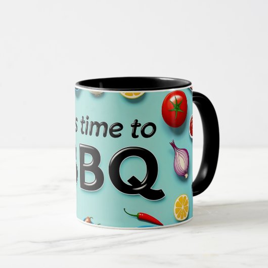 4 juli BBQ Mok – Hot Dogs, Vuurwerk & Vrijheid (Voorkant rechts)