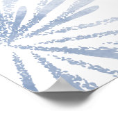 4 juli BBQ Party Rood Wit Blauw Custom Poster (Hoek)