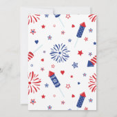 4 Juli BBQ & Vuurwerkviering Kaart (Achterkant)
