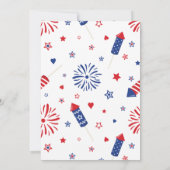 4 Juli BBQ & Vuurwerkviering Kaart (Achterkant)
