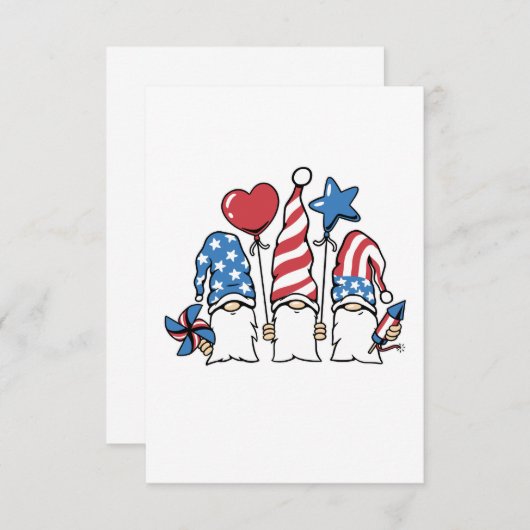 4 juli bedankkaart (Voorkant / Achterkant)