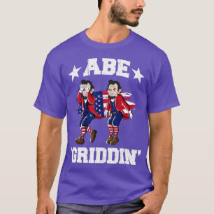 4 juli Benjamin Franklin Griddy Ben Griddin T-shirt