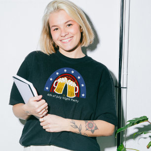 4 juli bier T-shirt