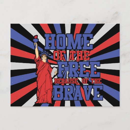 4 juli briefkaart (Voorkant)