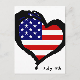 4 juli briefkaart