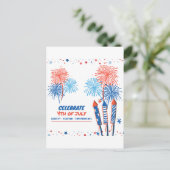 4 juli briefkaart (Staand voorkant)