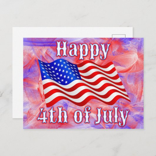 4 juli Briefkaart (Voorkant / Achterkant)