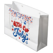 4 juli cadeautaszak groot cadeauzakje (Voorkant Gekanteld)