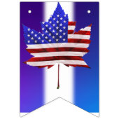 4 juli Canada Dag Decoraties Bunting Banner (Derde vlag)