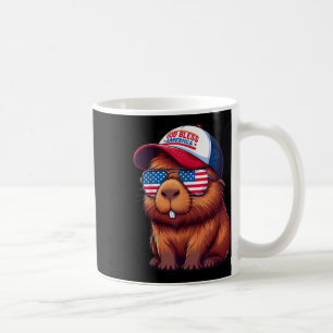 4 juli capybara – God Bless America-hoed en P Koffiemok