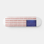 4 juli Cat Flag Red White en Blue Skateboard (Horizontaal)
