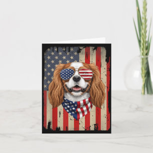 4 juli Cavalier King Charles Spaniel hond Kaart