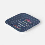  4 juli Celebration Design Papieren Bordje (Gebogen)