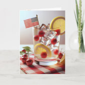 4 juli Cocktail Kaart (Voorkant)
